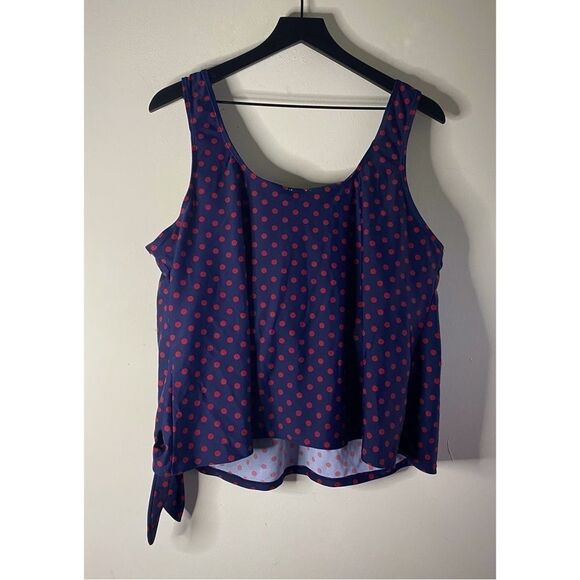 Swim 365 Polka Dot Tankini Top Size 22W - Picture 2 of 7